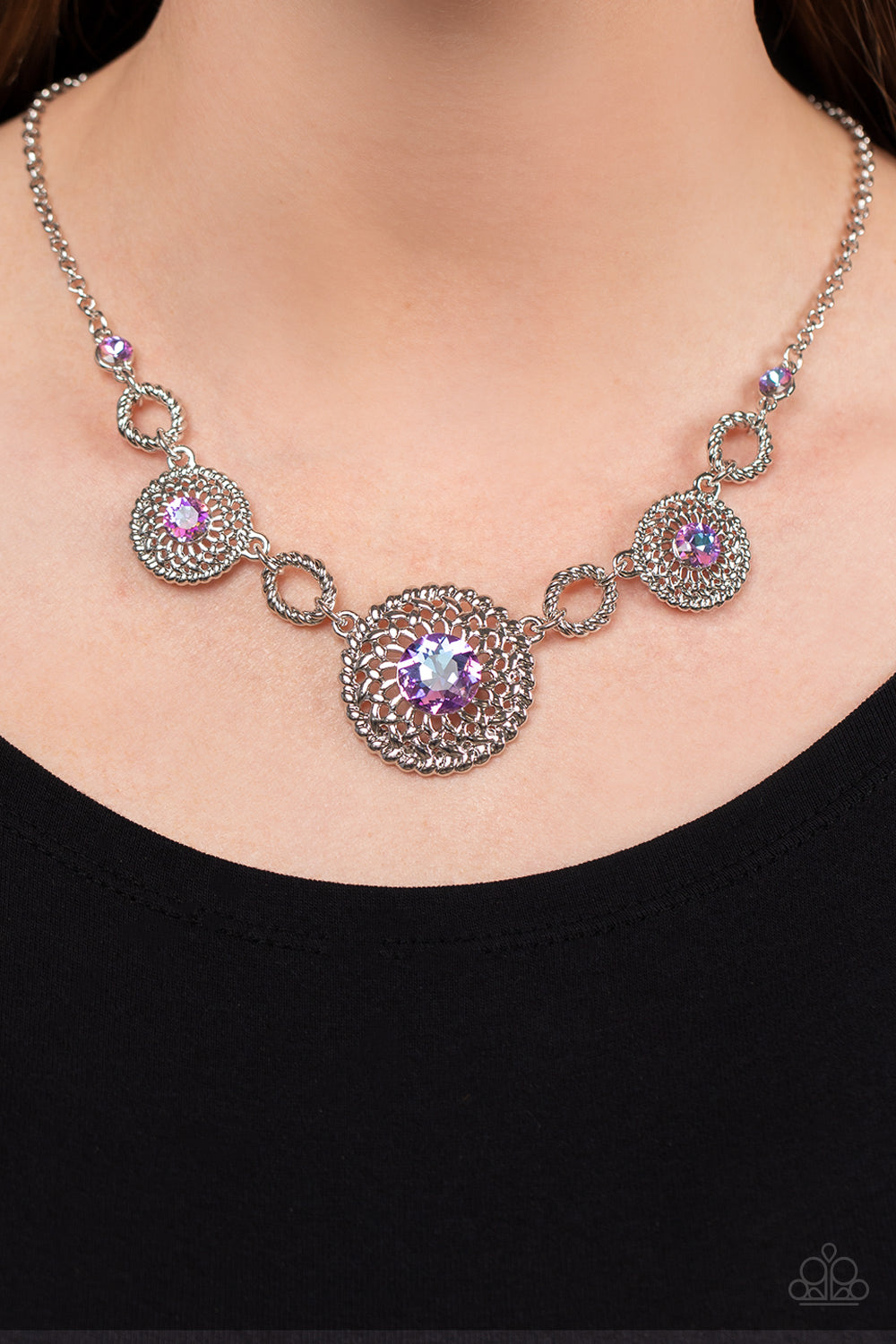 Paparazzi - Cosmic Cosmos - Purple Necklace