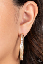 Load image into Gallery viewer, Paparazzi - Flash Freeze - Gold Earring
