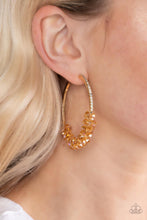 Load image into Gallery viewer, Paparazzi - Bubble-Bursting Bling - Gold Earrings
