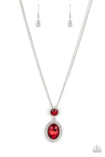 Load image into Gallery viewer, Paparazzi - Castle Diamonds - Red Necklace
