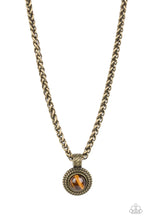 Load image into Gallery viewer, Paparazzi - Pendant Dreams - Brass Necklace
