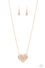 Load image into Gallery viewer, Paparazzi - Spellbinding Sweetheart - Copper Necklace
