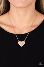 Load image into Gallery viewer, Paparazzi - Spellbinding Sweetheart - Copper Necklace
