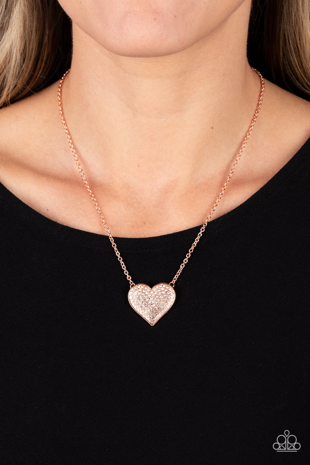 Paparazzi - Spellbinding Sweetheart - Copper Necklace