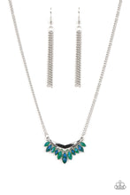 Load image into Gallery viewer, Paparazzi - Flash of Fringe - Green Necklace
