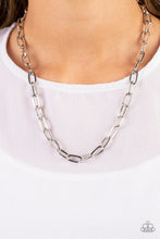 Load image into Gallery viewer, Paparazzi - Boston Backdrop - Silver Necklace
