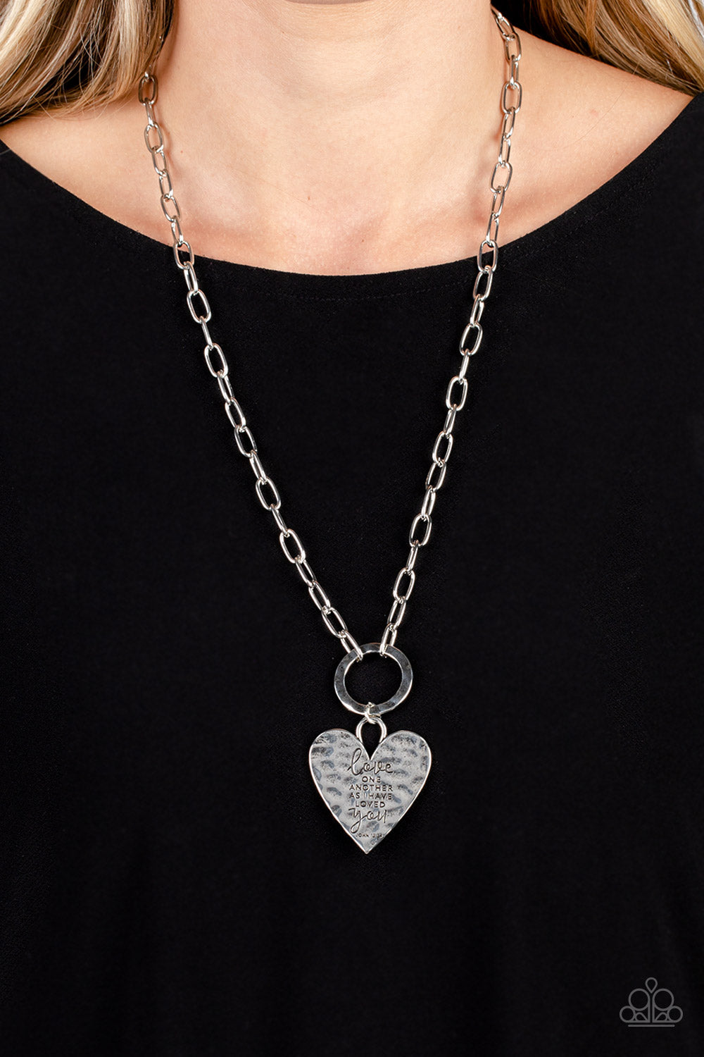 Paparazzi - Brotherly Love - Silver Necklace