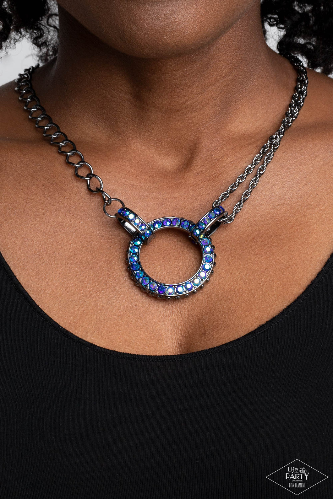 Paparazzi - Razzle Dazzle - Blue Necklace