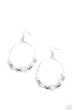 Load image into Gallery viewer, Paparazzi - Cats Eye Charisma - White Earrings
