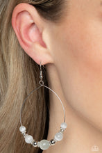 Load image into Gallery viewer, Paparazzi - Cats Eye Charisma - White Earrings
