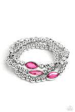 Load image into Gallery viewer, Paparazzi - Twinkling Team - Pink Bracelet
