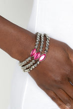 Load image into Gallery viewer, Paparazzi - Twinkling Team - Pink Bracelet
