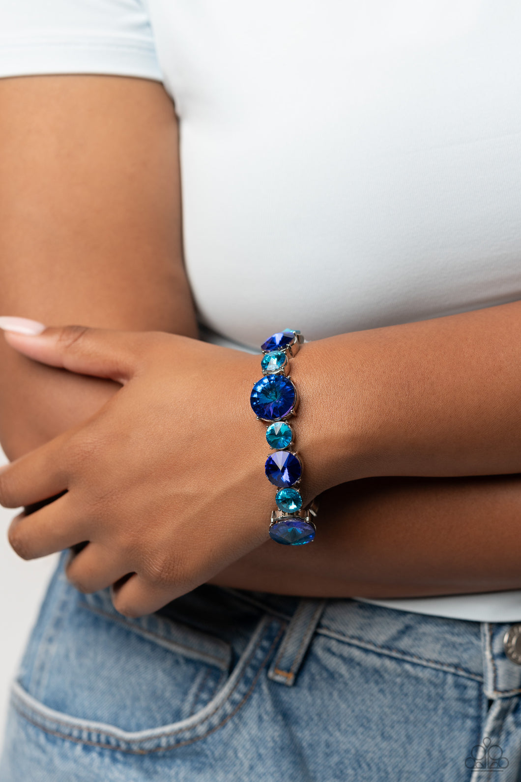 Paparfazzi - Refreshing Radiance - Blue Bracelet