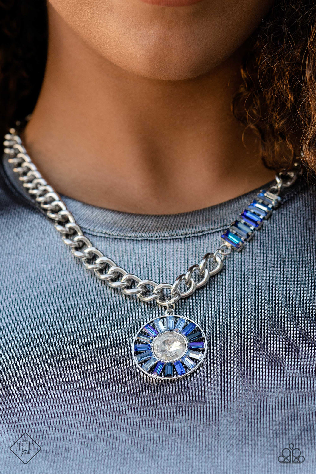 Paparazzi - Tiered Talent - Blue Necklace