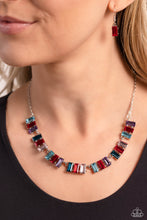 Load image into Gallery viewer, Paparazzi - Elite Emeralds - Red Necklace
