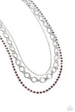 Load image into Gallery viewer, Paparazzi - Tasteful Tiers - Red Necklace
