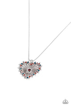 Load image into Gallery viewer, Paparazzi - Flirting Ferris Wheel - Red Necklace
