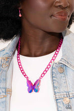 Load image into Gallery viewer, Paparazzi - Fascinating Flyer - Pink Necklace
