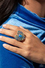 Load image into Gallery viewer, Paparazzi - Bejeweled Beau - Blue Ring
