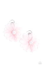 Load image into Gallery viewer, Paparazzi - Cosmopolitan Chiffon - Pink Earrings
