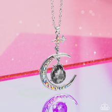 Load image into Gallery viewer, Paparazzi - Talking to the Moon - Silver Necklace
